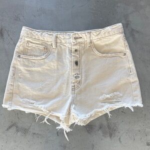 Wild Fable Light Tan Jean Shorts